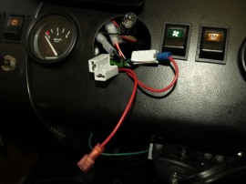 Wiring installed, waiting for gauge to go in